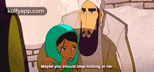 Maybe You Should Stop Looking At Her..Gif GIF - Maybe You Should Stop Looking At Her. The Breadwinner Hindi GIFs