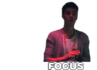 Focus Justin Bieber Sticker - Focus Justin Bieber Confident Song Listen Up Stickers