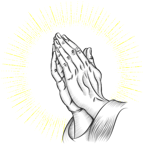 Praying Hands Sticker - Praying Hands Pray - Discover & Share GIFs