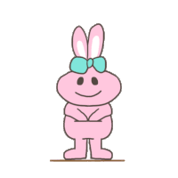 Lovestruck Rabbit Sticker - Lovestruck Rabbit Shimmering Heart Stickers
