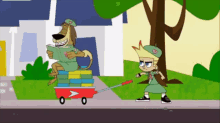 Johnny Test Dukey GIF - Johnny Test Dukey Girl Scouts GIFs