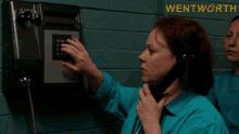 Pay Phone Line Franky Doyle GIF - Pay Phone Line Franky Doyle Waiting In Line GIFs