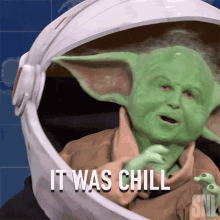 it was chill baby yoda saturday night live it was good it was cool