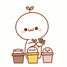 a pinch grows a pinch plant pot cute