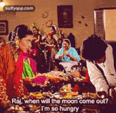 Raj, When Will The Moon Come Out?I'M So Hungry.Gif GIF - Raj When Will The Moon Come Out?I'M So Hungry Adorable GIFs