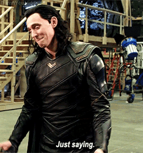 Loki Just Sayin GIF - Loki Just Sayin Not Lying GIFs