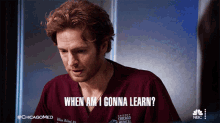When Am I Gonna Learn Will Halstead GIF - When Am I Gonna Learn Will Halstead Chicago Med GIFs