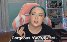 Kirakirakrystal Gorgeous GIF - Kirakirakrystal Gorgeous Chefs Kiss GIFs
