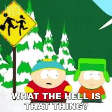 What The Hell Is That Thing Eric Cartman GIF - What The Hell Is That Thing Eric Cartman Kyle Broflovski GIFs