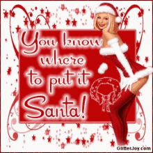 You Know Where To Put It Santa GIF - You Know Where To Put It Santa GIFs