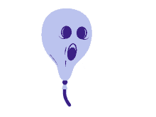 Balloon Scared GIF - Balloon Scared Boo GIFs
