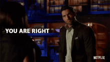 You Are Right Lucifer Morningstar GIF - You Are Right Lucifer Morningstar Tom Ellis GIFs