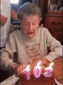 Birthday Cake Fail GIF - Happy Birthday Candles Dentures GIFs