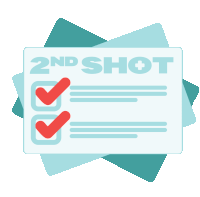 Second Shot Plan Your Vaccine Sticker - Second Shot Plan Your Vaccine Vaccination Stickers