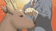 Nichijou Principal Shinonome GIF - Nichijou Principal Shinonome Deer GIFs