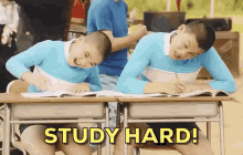 Study Study Hard GIF - Study Study Hard Japanese Study Hard GIFs