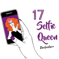 Timberlina Drag Queen Sticker - Timberlina Drag Queen Selfie Stickers