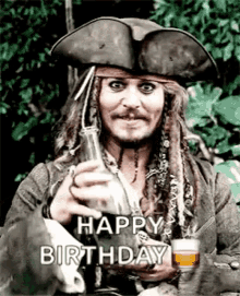 Happy Birthday From Johnny Depp Gifs Tenor