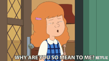 Why Are You So Mean To Me Bridget Fitzsimmons GIF - Why Are You So Mean To Me Bridget Fitzsimmons F Is For Family GIFs