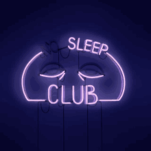neon lights no sleep club blink