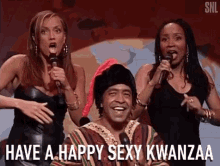 Have A Happy Sexy Kwanzaa Singing GIF - Have A Happy Sexy Kwanzaa Singing Dancing GIFs