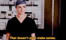 Greys Anatomy Amelia Shepherd GIF - Greys Anatomy Amelia Shepherd That Doesnt Even Make Sense GIFs