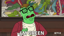 Im Green Lenny Turteltaub GIF - Im Green Lenny Turteltaub Jk Simmons GIFs