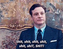 Shit GIF - The Kings Speech Colin Forth Shit GIFs