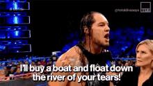 Baron Corbin Float Down The River Of Your Tears GIF - Baron Corbin Float Down The River Of Your Tears Wwe GIFs