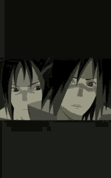 naruto anime serious stare izuna uchiha