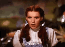 Wizard Of Oz Judy Garland GIF - Wizard Of Oz Judy Garland Shocked GIFs