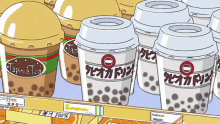 shop coffee tea bubble tea anime