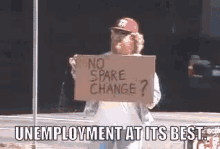 Unemployment At Its Best GIF - Unemployment Homeless Begging GIFs