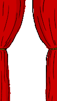 Vorhang Curtain Sticker - Vorhang Curtain Stage Stickers
