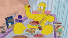 Eating Homer Simpsons GIF - Eating Homer Simpsons Hungry GIFs