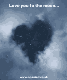 Love You To The Moon Heart GIF - Love You To The Moon Love Heart GIFs