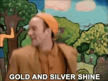 Gold And Silver Shine Shining GIF - Gold And Silver Shine Shining Jewelry GIFs