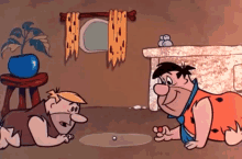 Fred Flintstone Barney Rubble GIF - Fred Flintstone Barney Rubble Marbles GIFs
