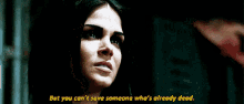You Cant Save Someone Who Is Already Dead GIF - You Cant Save Someone Who Is Already Dead Sad GIFs