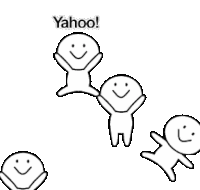 Yahoo Happy Sticker - Yahoo Happy Jhcr Stickers