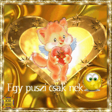 Puszi Neked Heart GIF - Puszi Neked Heart Emoji GIFs