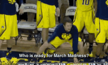 Who Is Ready For March Madness? GIF - March Madness Michigan Celebration Dance GIFs