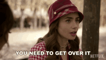 You Need To Get Over It Emily Cooper GIF - You Need To Get Over It Emily Cooper Lily Collins GIFs