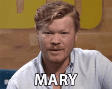 Mary Pointing GIF - Mary Pointing Name GIFs