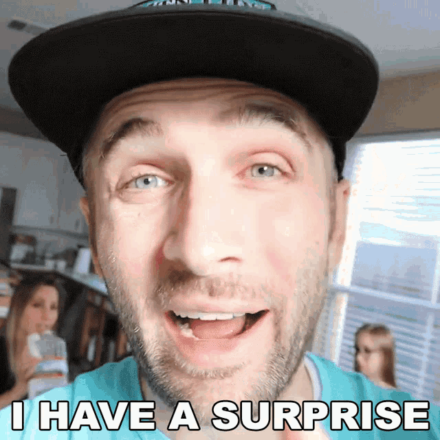 I Have A Surprise Scott And Camber GIF - I Have A Surprise Scott And Camber Ive Got Something For You GIFs