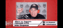 49ers Rush Podcast John Chapman GIF - 49ers Rush Podcast John Chapman Chapman GIFs