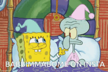 Babbimmabome On Insta Sponge Bob GIF - Babbimmabome On Insta Sponge Bob Squidward GIFs