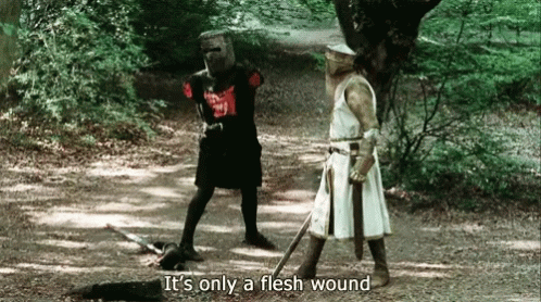 Monty Python Holy Grail Black Knight GIFs | Tenor