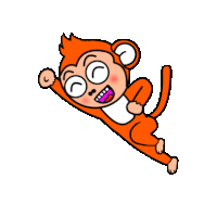 Monkey Animal Sticker - Monkey Animal Happyexcited Stickers