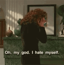 Hate Myself Will And Grace GIF - Hate Myself Will And Grace GIFs